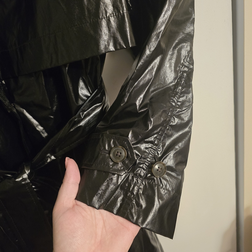 J. Crew Rain Or Shine Black Trench Coat - Picture 7 of 7